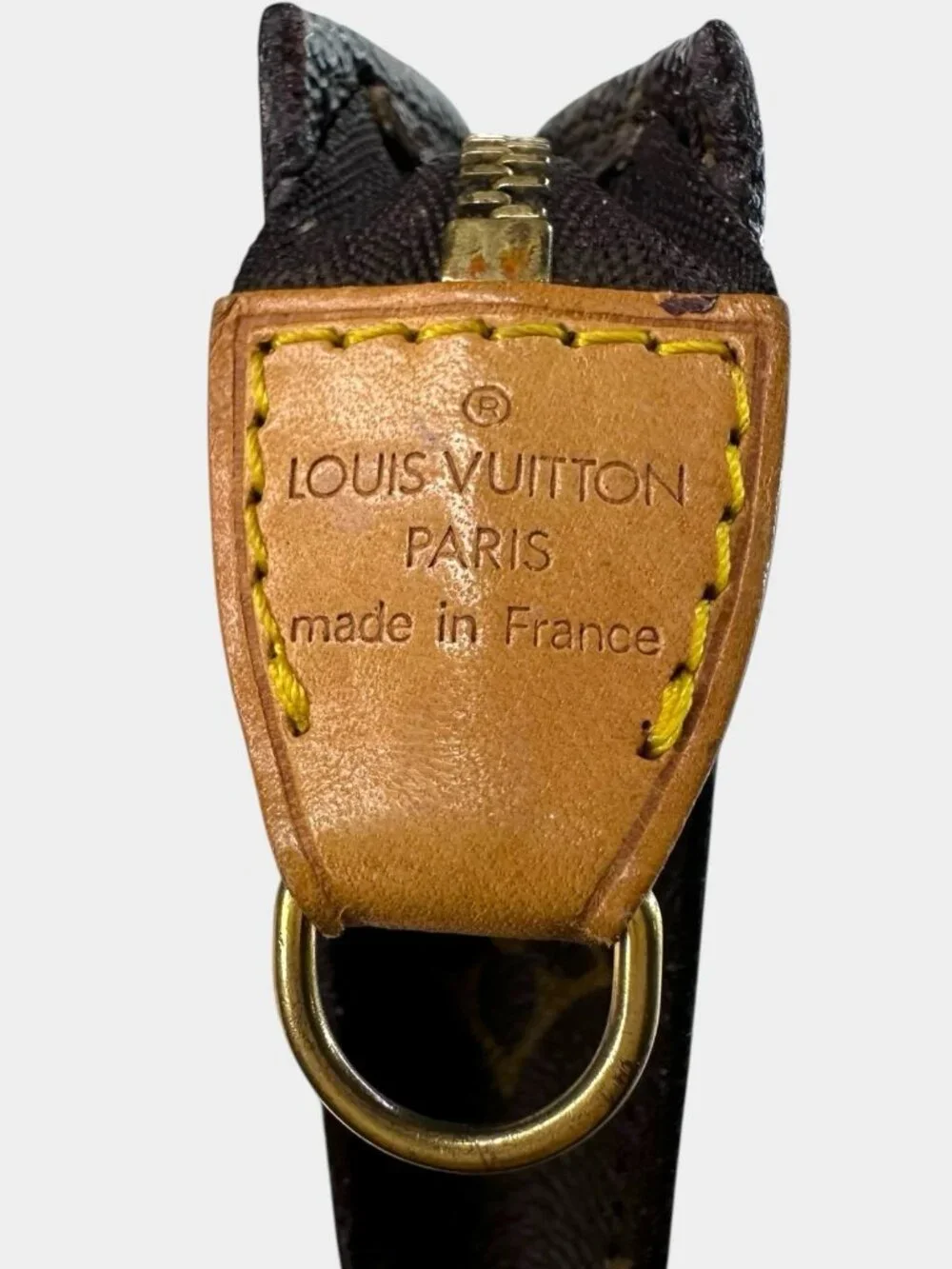 LOUIS VUITTON Monogram Bucket PM Accessory Pouch LV Authentic AR 1917 - Picture 11 of 13